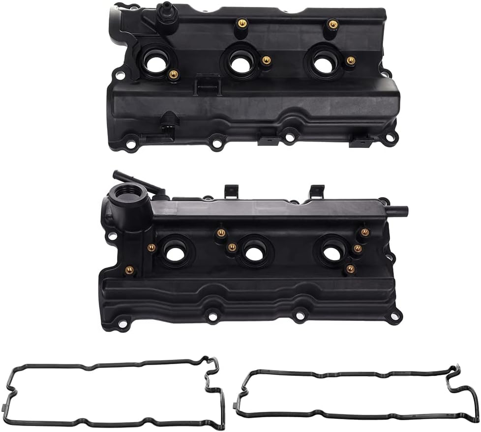 ECCPP Valve Cover Gasket Sets Compatible for 2003-2007 for Nissan 350Z 2003-2008 for Infiniti M35 G35 FX35 Replaces 13264-AM600 Left/Right Valve Covers Kit