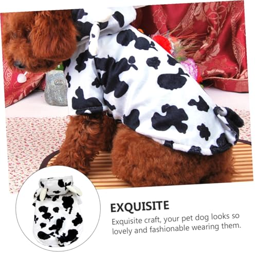 Disfraz para perro modelo vaca talla L miniatura 4