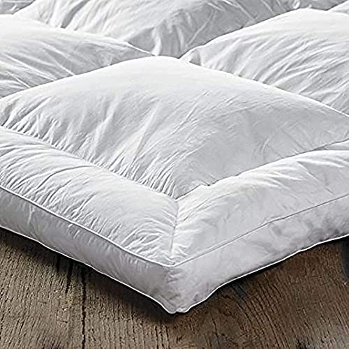 Image of Fitmat Premium Imported Super Microfiber Mattress Topper and Mattress Padding | 600 GSM| Hypoallergenic and Antimicrobial | Super Soft | Better Sleep | (72 * 72, White)