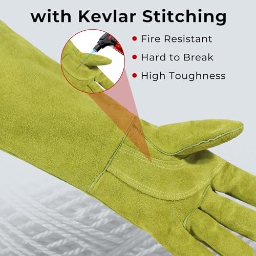 HANDLANDY HLDD Animal Handing Gloves- Bite Proof, Puncture & Scratch Resistant for Safe Handling