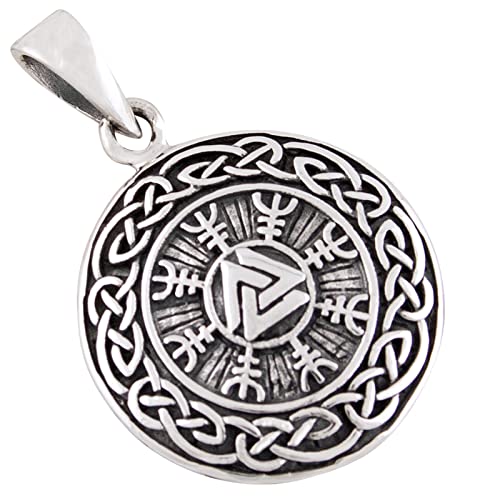Preisvergleich Produktbild AFP Anhänger Wotansknoten germanische Mythologie 925 Sterling Silber AS-641