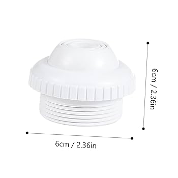 Amazon.co.jp: OFFSCH 2個 浴槽の牛の目のノズル 流入口 プール