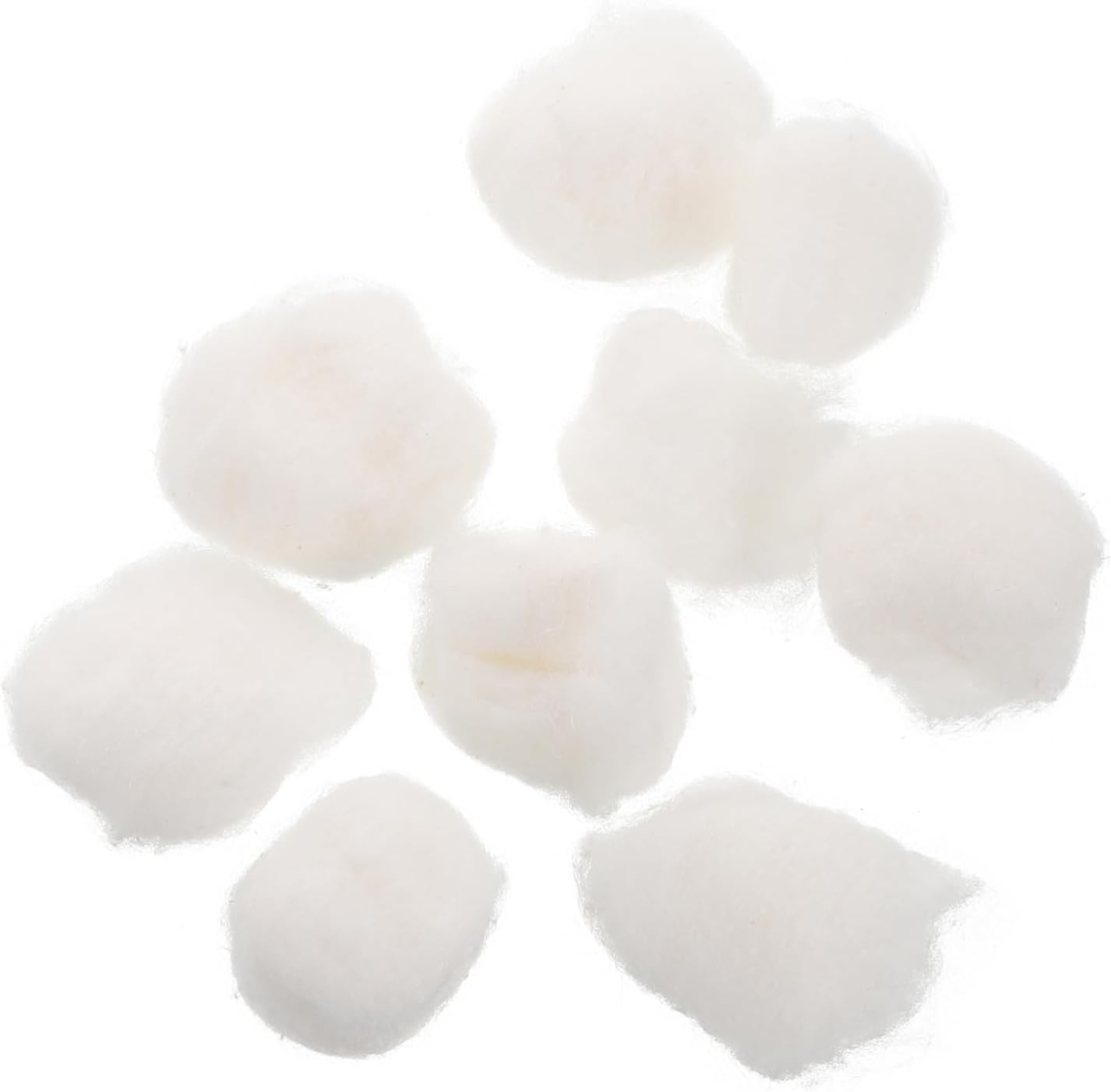 Ipetboom Pure Cotton Balls for Makeup and Nail Care 500g Soft Absorbent Cotton for Gel Polish Removal for Women and Girls for Nail Polish Removal and Hygiene