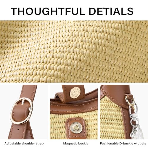 Image of CLUCI Womens Purses and Handbags, Soft Vegan Leather Hobo Bags with Adjustable Strap, Lightweight Slouchy Shoulder Bag