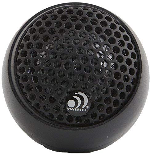 Massive Audio Ct1 - Silk Dome 110 Watt 25Mm Car Audio Tweeter Set With Crossovers, Surface, Angle Or Flush Mount Options #TOP4