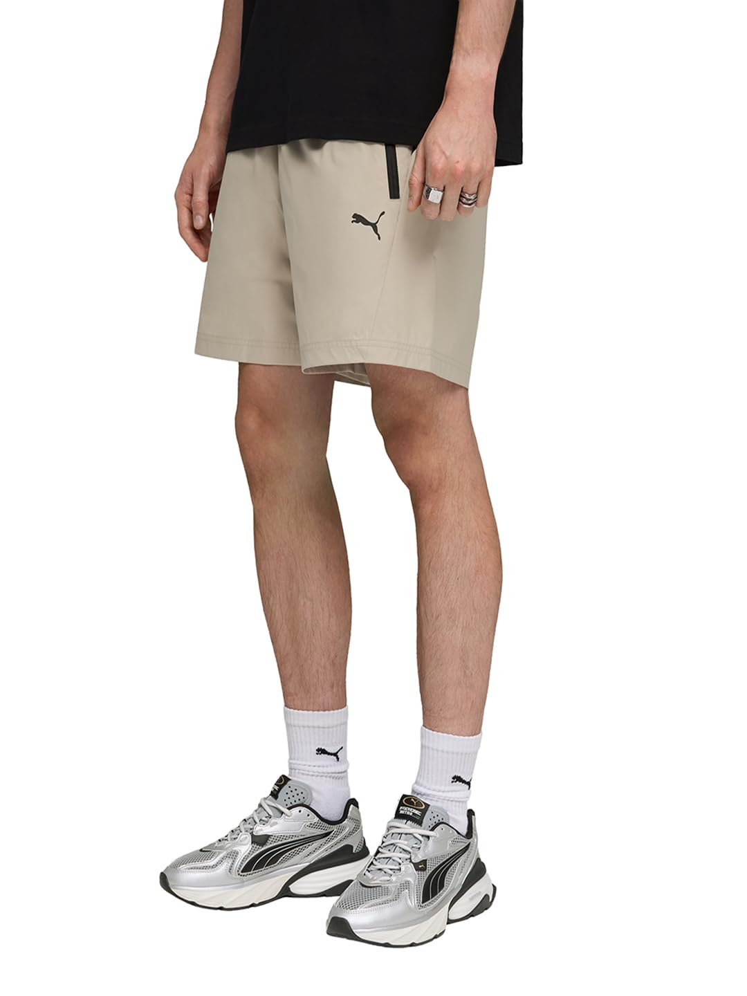 Men Woven Shorts-image-32