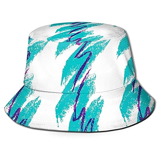 KEROTA 90-tals kopp design tryck fiskarhatt, utomhus solskydd fiskarhatt, för resefiske. unisex.