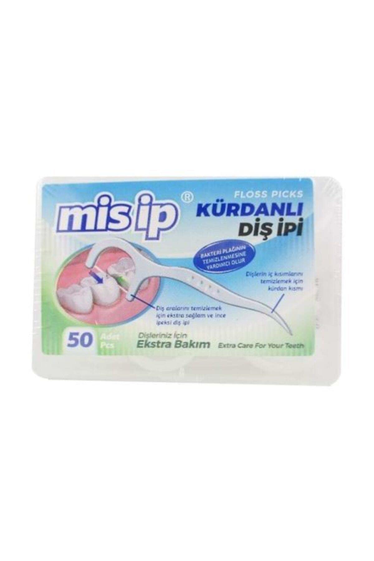 Mis İp Kürdanlı Diş İpi 50 Adet