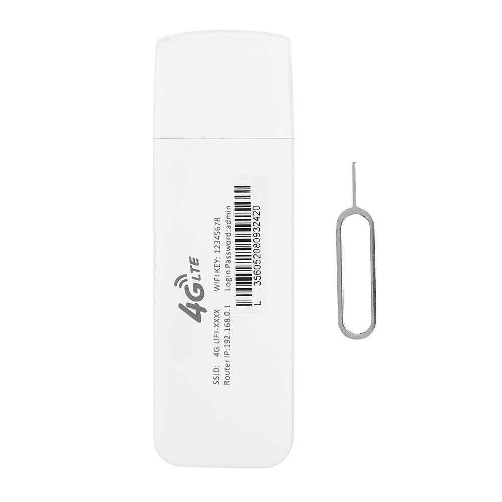 Fyearfly Adaptador de red USB 4G LTE, aumenta la conectividad inalámbrica, evita la congestión de la red, versión europea, enrutador inalámbrico portátil, fácil configuración
