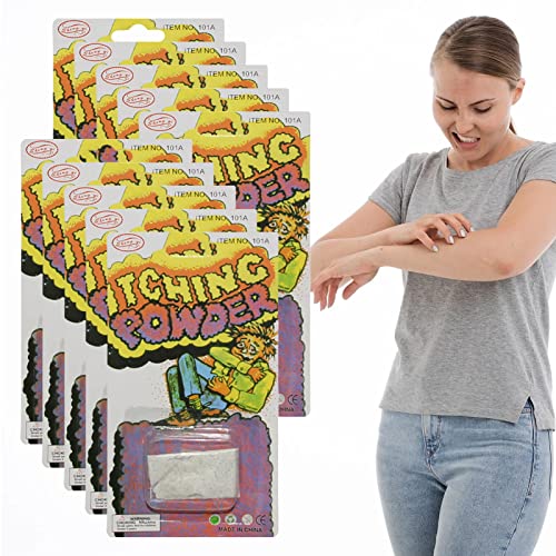 Visiblurry Itching Powder, Itch Powder Prank, 10 Pcs Halloween Trick Prop, Funny Joke Props Novelty Funny Gag Prank, Prank Trick Toy Gift For April Fools Day