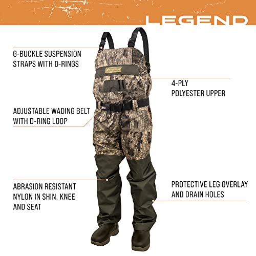 Image of FROGG TOGGS Men's Legend 2-N-1 Waterproof Wader for Hunting with zip in /out PrimaLoft liner