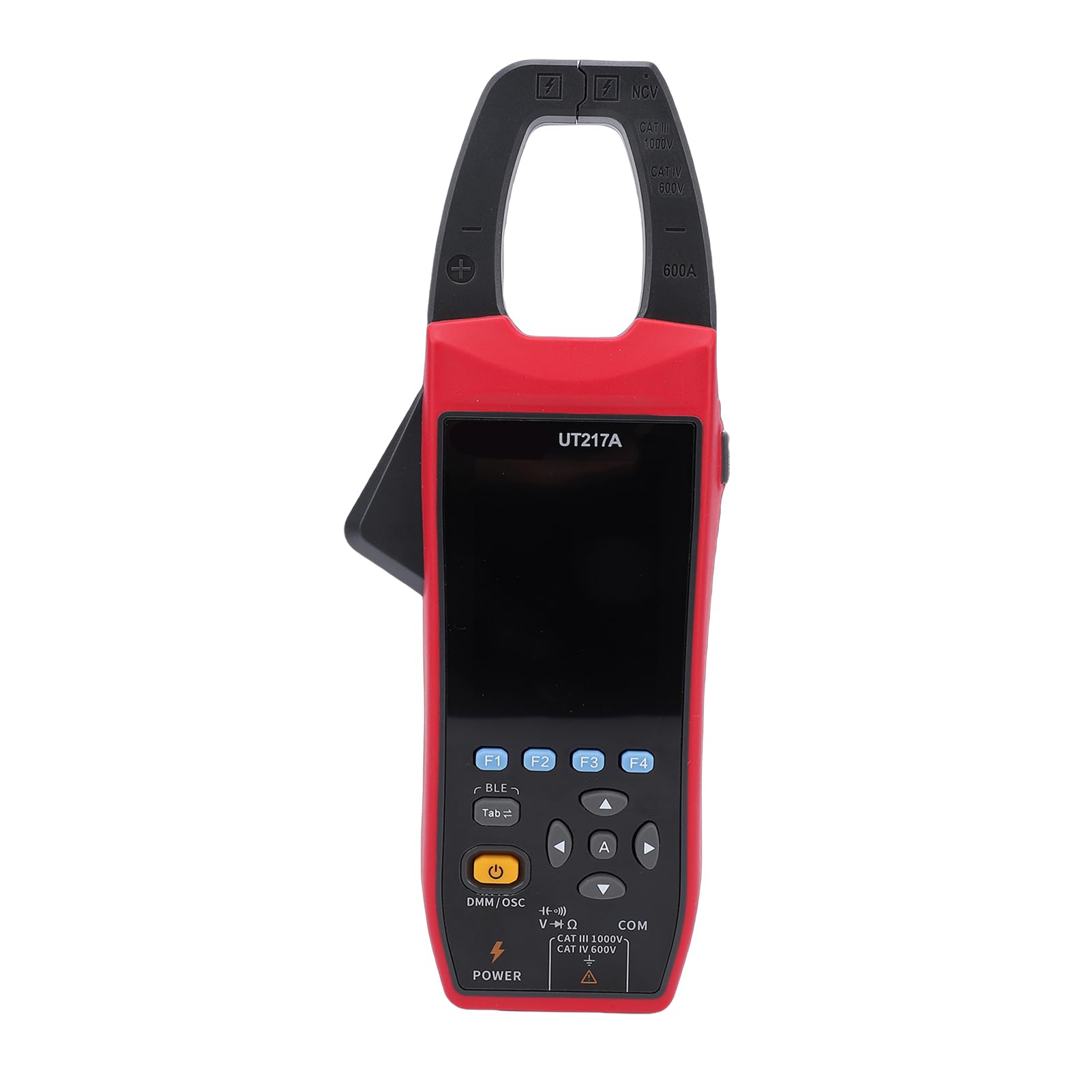 Osciloscopio Medidor de Abrazadera AC/DC True RMS 1MHz Ancho de Banda 600A 1000V Rango Automático para Ingenieros y Técnicos, Probador Voltaje Multifuncional 3 en 1 (UT217A)