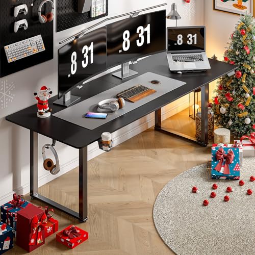 ONBRILL Standing Desk, 71x32 Inches Rectangle Stand Up Desk with ...