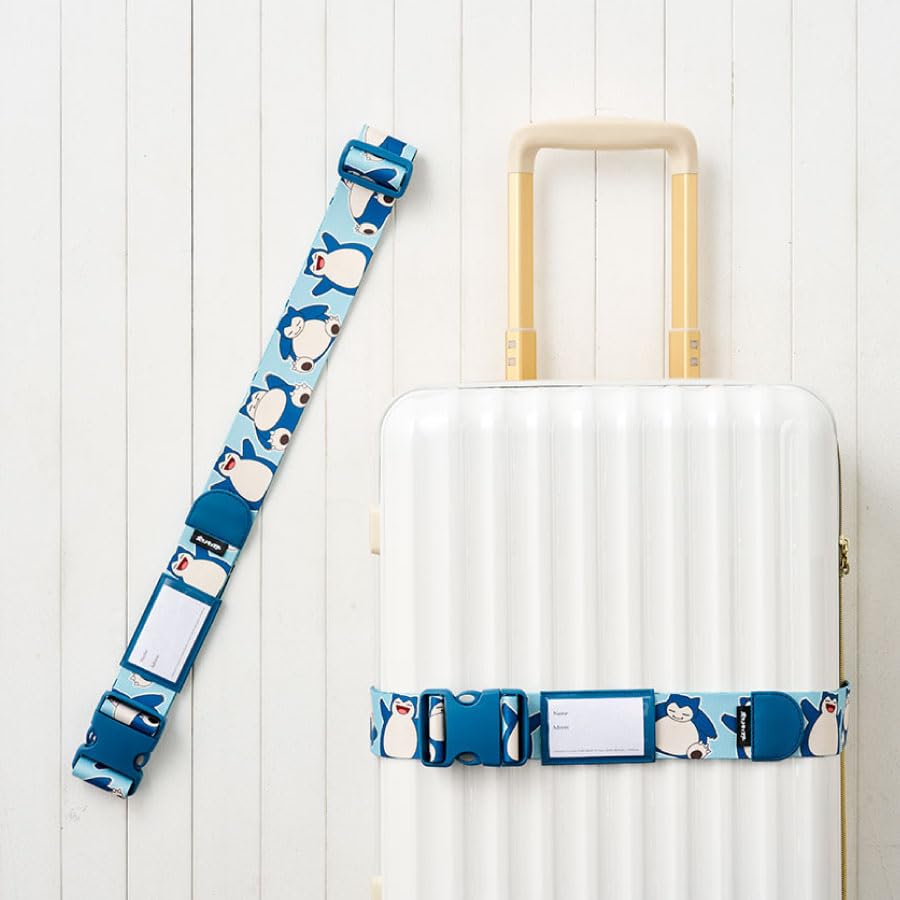 Amazon.co.jp: ポケモン スーツケースベルト カビゴン ブルー