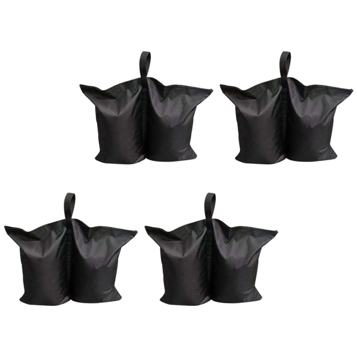 Evita voladuras con la bolsa de arena fija para carpa pack de 4 de PVC plegable