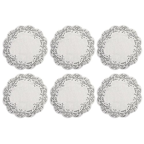 Tortenspitzen - Ø 36 cm, 6 Stück, weiß