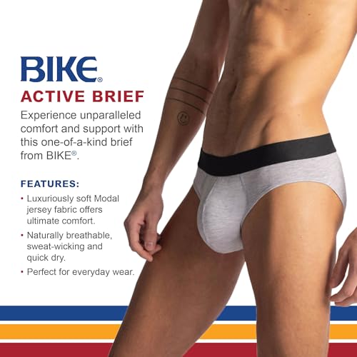 Athletic Active Brief | Soft Stretch Cotton for Breathable Comfort | Contoured Pouch for Secure Support | Low-Rise Fit4