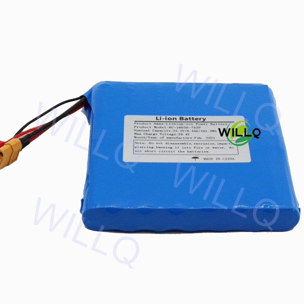 25,2 V 4 Ah 5 Ah 6 Ah Akku für Elektroroller, 24 V 4000 mAh 5000 mAh 6000 mAh Ersatz-Li-Ionen-Akkus für Hoverboards, kleines Fishboard-Ersatzteil