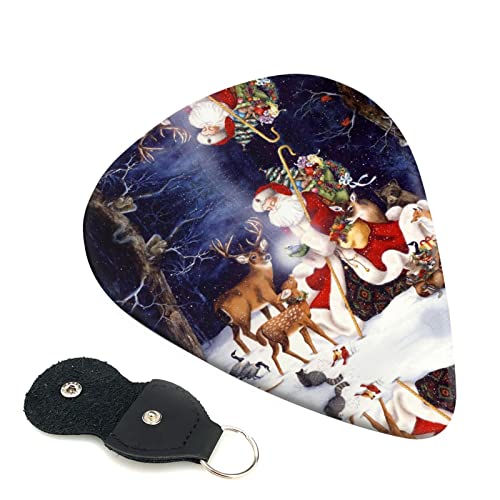 Christmas Deer Lot de 6 médiators pour guitare acoustique, guitare électrique, basse, ukulélé – fins, moyens et épais. - Les Beatles, Paul McCartney, John Lennon, RIngo Starr, George Harrison Christmas Deer Lot de 6 médiators pour guitare acoustique, guitare électrique, basse, ukulélé – fins, moyens et épais.