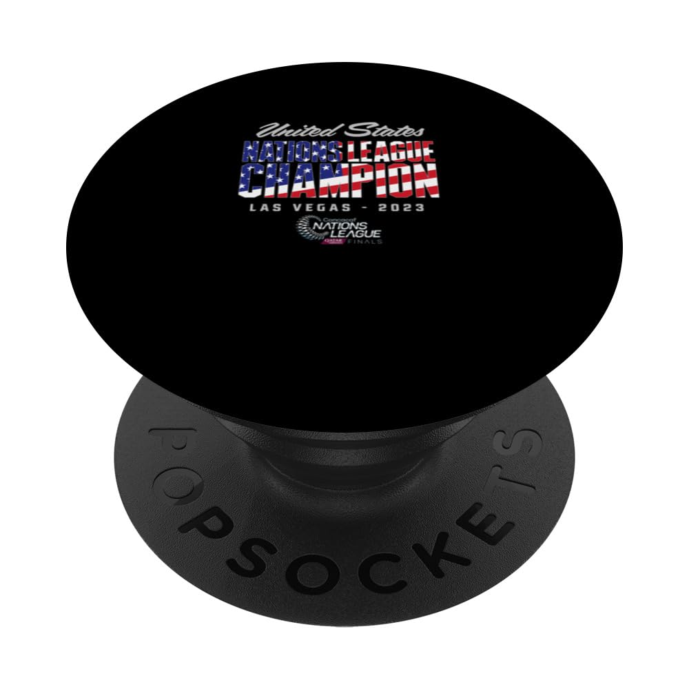 United State Champions of the CONCACAF Nations League Finals PopSockets Swappable PopGrip, Black