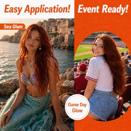 Image of Sunny Hair Clip in Hair Extensions Real Human Hair Auburn Reddish Brown | Human Hair Clip in Extensions 20inch 135g, Add Fuller and Thicker Hair, Easy to Style for Party Hairstyles with Remy Hair