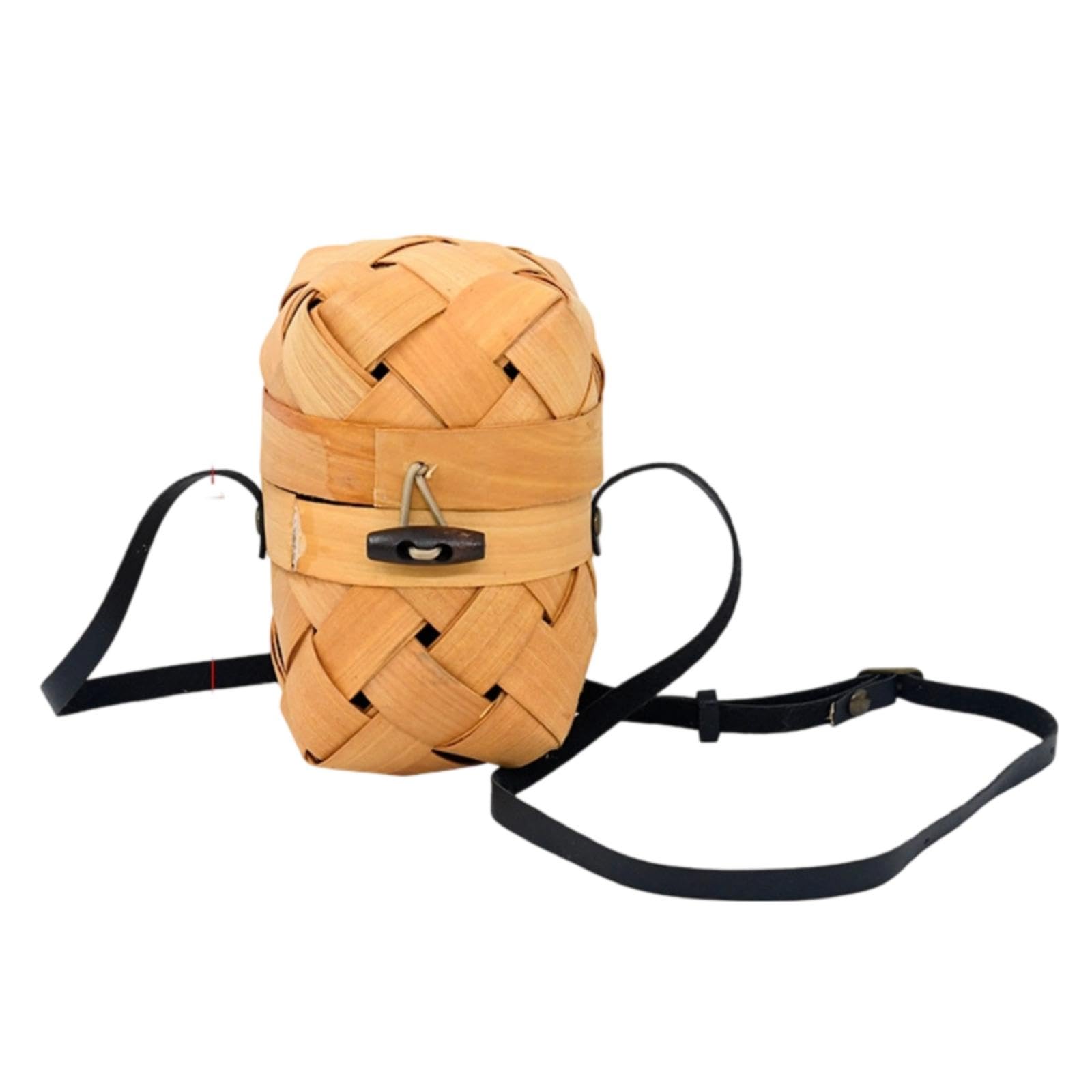 Tube Bag Handmade Wooden Bag Wood Personal Accessory for Family-image-18