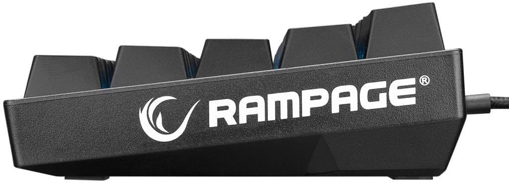 lateral view of Rampage KB-RX63 ATOM keyboard showing Type-C port