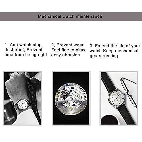Guarda Gli avvolgitori per Orologio Automatico, Moto Meccanico Box Shaker Watch Box holdish Display Gioiello LWX