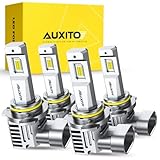 AUXITO 9005 9006 Light Bulb, 6500K Ultra White 10X...