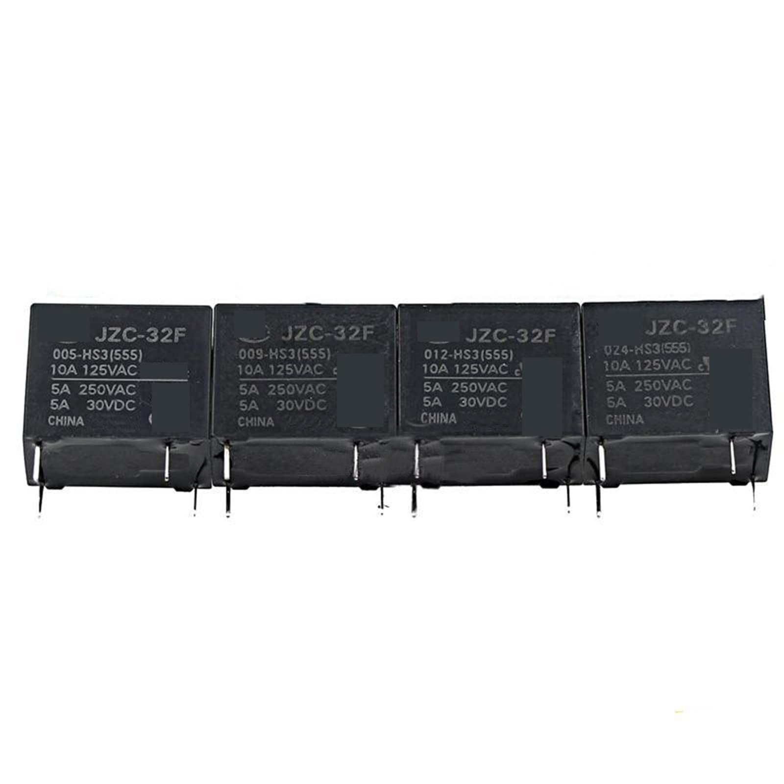 GJZIFGFWQ 10Pcs Relay HT32F-DC12V-SHAG HT32F DC12V SHAG 12VDC 5A 4PIN