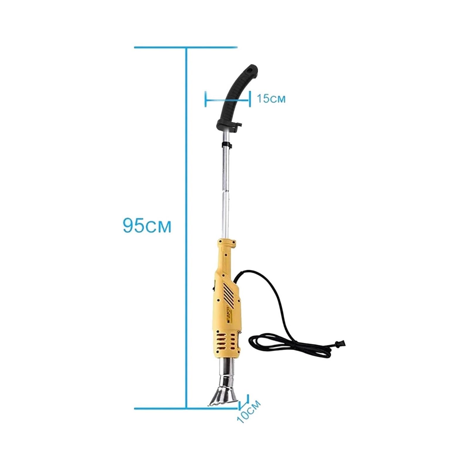 Diserbatore termico elettrico Bruciatore for erbacce da 2000 W Tosaerba elettrico Diserbante ad aria calda Fino a 650 ° C Strumenti for la rimozione 'erba Fiamma Erbaccia(Rot)
