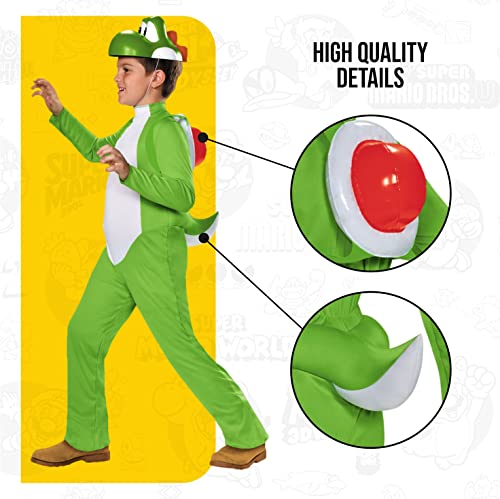 Image of Boys Yoshi Deluxe Costume
