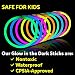 PartySticks Glow Sticks Party Supplies Glow in The Dark Light Up Sticks Party Favors, Glow Party Decorations, Neon Party Glow Necklaces and Glow Bracelets with Connectors, Image 6 PartySticks Glow Sticks Party Supplies Glow in The Dark Light Up Sticks Party Favors, Glow Party Decorations, Neon Party Glow Necklaces and Glow Bracelets with Connectors, Image 6