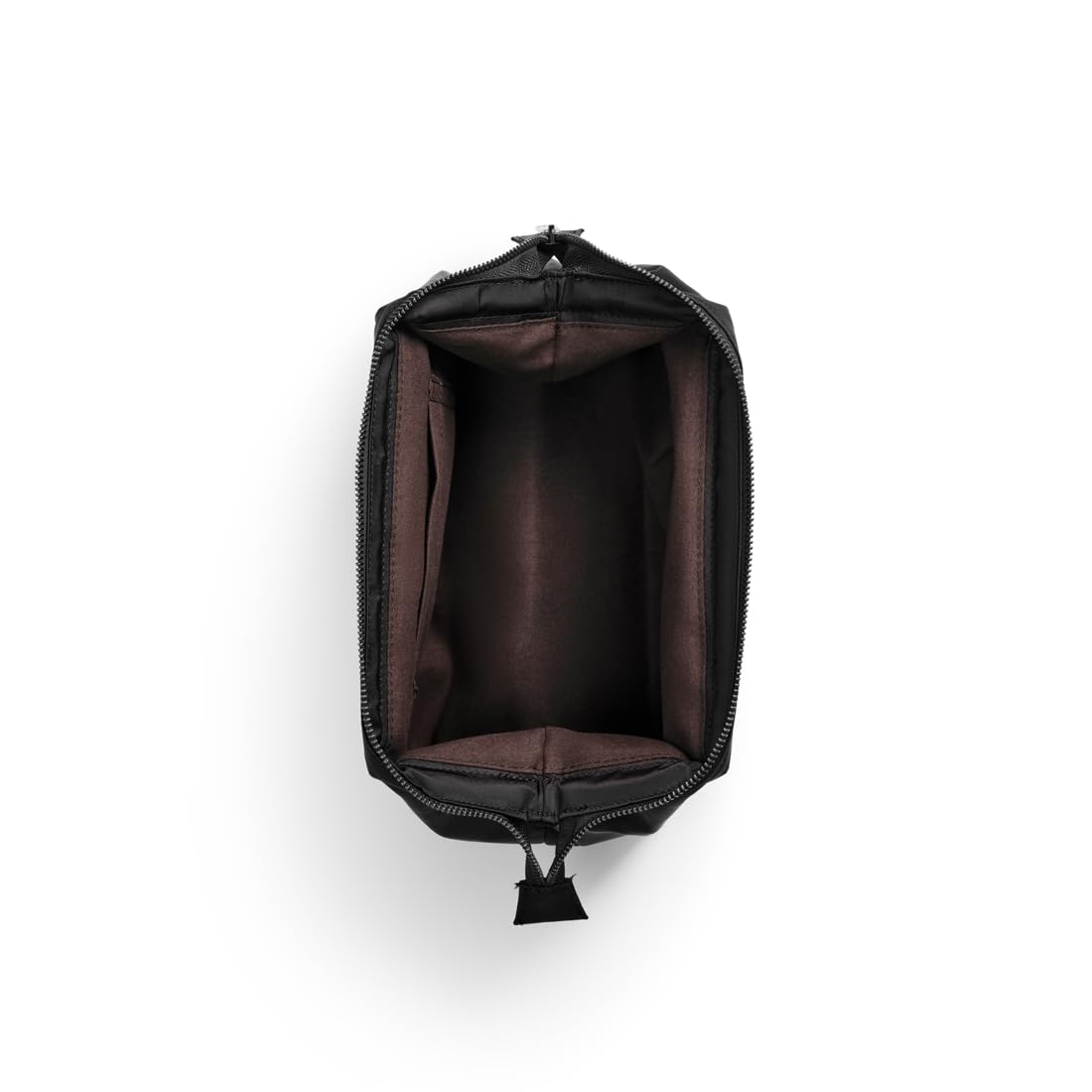Elodie Details Zip&Go Large ouverture – Sac à couches pour bébé, trousse de maquillage, sac de toilette, sac d'allaitement, changement de couche, trousse de voyage portable, grande capacité, noir