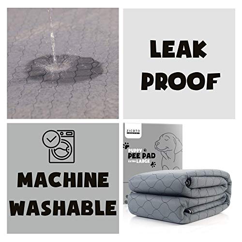 ZICOTO The Ultimate Easy to Clean XXL Puppy Whelping Pad 72"x72" Our