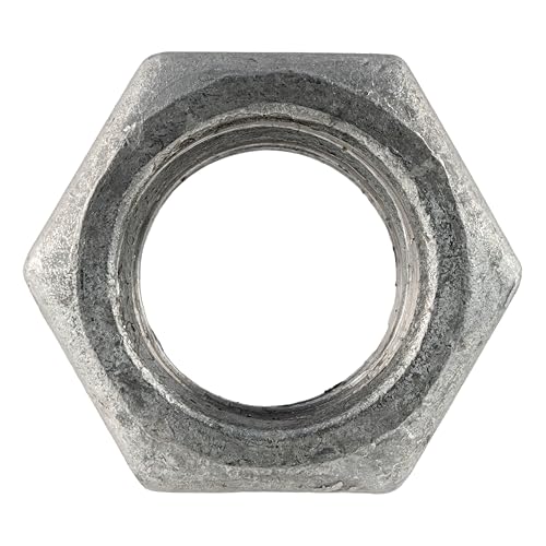 Image of 5 /8 inch-11 (25 Pack) Galvanized Grade 2 Hex Nuts, Coarse Thread, Hot Dipped, Industrial /Commercial Grade ASME B18.2.2 by Makers Bolt