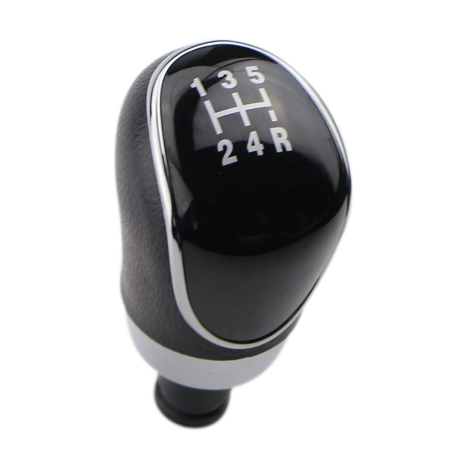 Jeocoai 5 Black Car Gear Knob For Ford For Focus Mk2 Mk3 For Fiesta Mk7 C-Max B-Max 5/6 For Speed Car Gear Stick Shift Knob(5 Black)