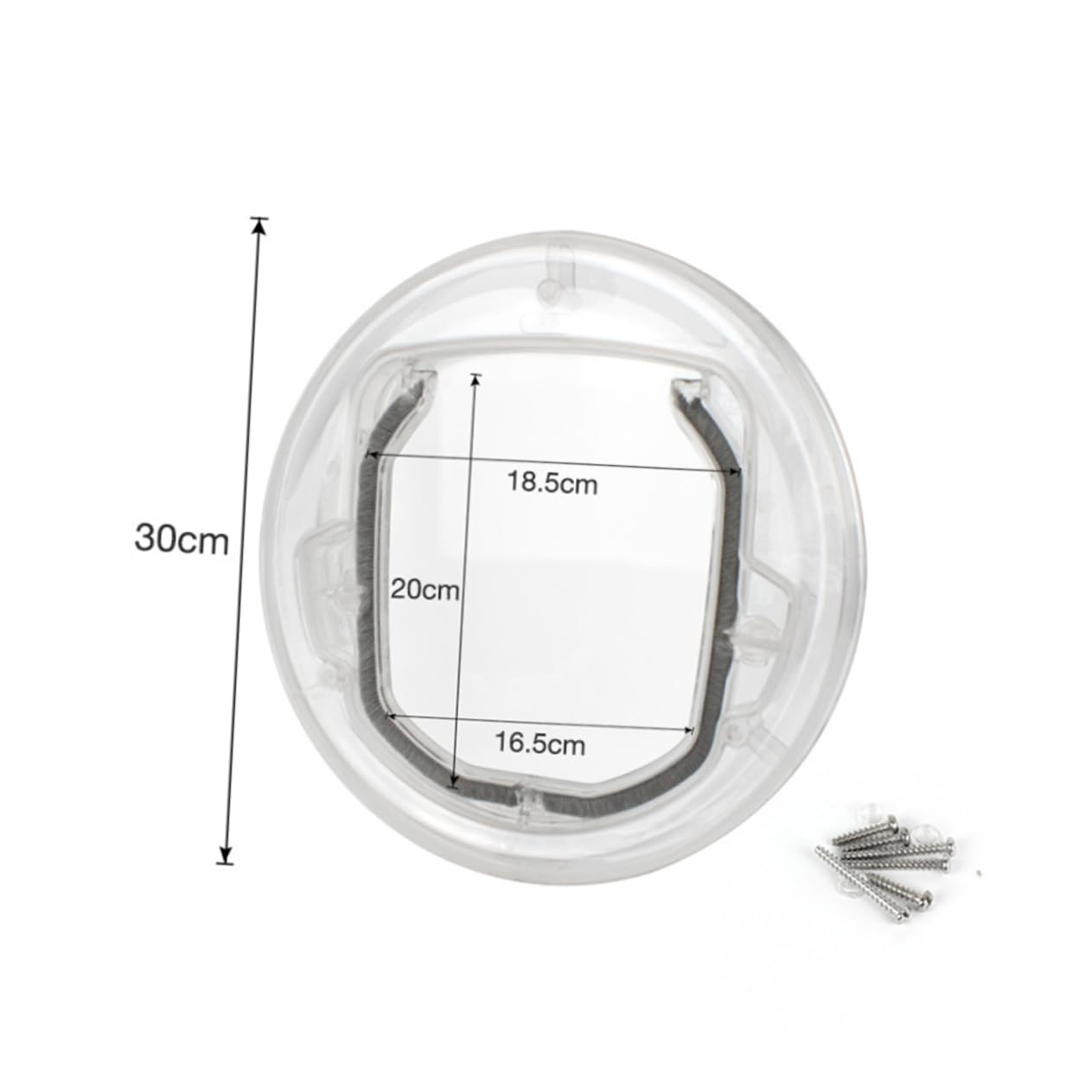 Toddmomy Pet Safety Gate Door White Cat Screen Door Barrier Indoor Easy Pet Entry Exit