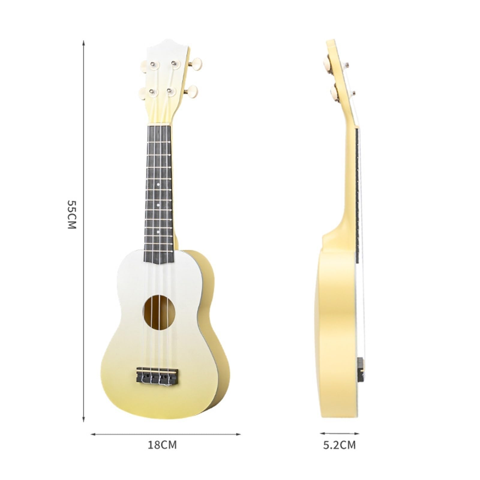 Ukulele Per Principianti Chitarra Colorata Ukulele Da 21 Pollici Uno Strumento Per Principianti Portatile E Facile Imparare(4)