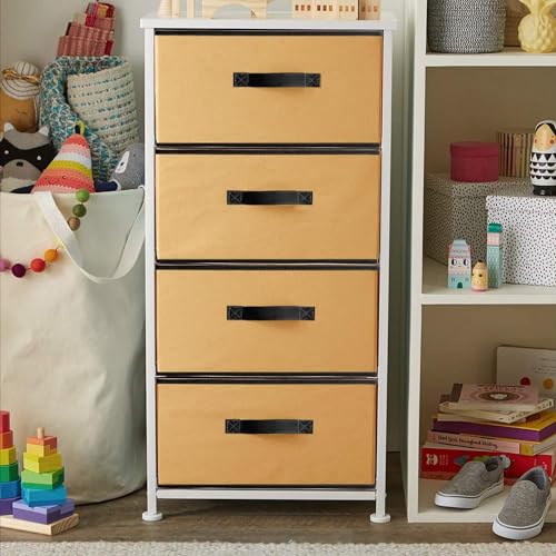 Image of Kuber Industries (Set of 12) Foldable Organisers Storage Box for Clothes | Dress Organizer & Cubbies Storage Cubes for Innerwear | Undergarments | Socks | Jeans | Books Arranging Utility Box (Brown)