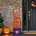 Fan Creations NCAA Clemson Tigers 46-Inch Pumpkin Stacked Leaner with Helmet