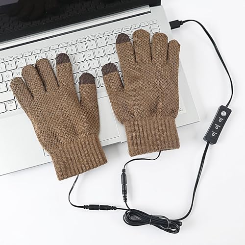 Guantes térmicos motocicleta calefactables USB unisex 2
