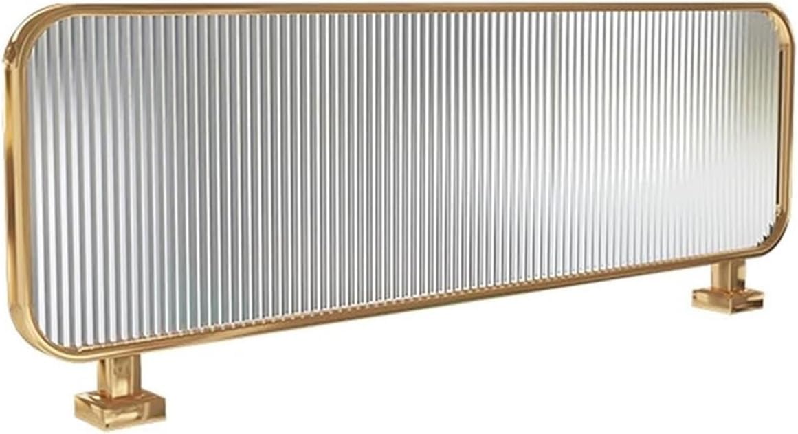 KLGFBDC Premium Stainless Steel Room Dividers for Dining & Workspaces - Ideal for Offices, Restaurants, Hotels (Gold, 50x120cm) - Highly Durable & Stylish