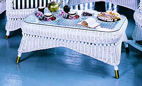 Spice Islands Country Coffee Table, White Spice Islands Country Coffee Table, White