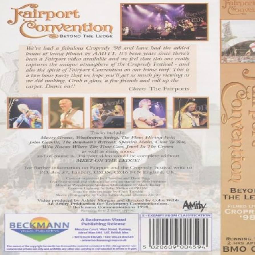 その他 Fairport Convention: Beyond the Ledge [DVD] [Import] Amazon.co.jp: Fairport Convention: Beyond the Ledge [DVD