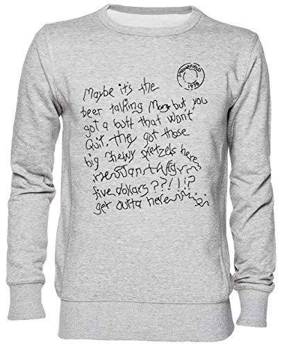Sweat-Shirt Jersey Unisexe Gris XXL pour Partager un Sourire Chaque Jour