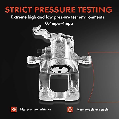 A-Premium Disc Brake Caliper Assembly Without Bracket Compatible with Select Audi and Volkswagen Models - TT 2006, TT Quattro 2000-2006, Golf 2002/2004-2005, For Jetta 2005 - Rear Left Driver Side by A-premium - Image 5