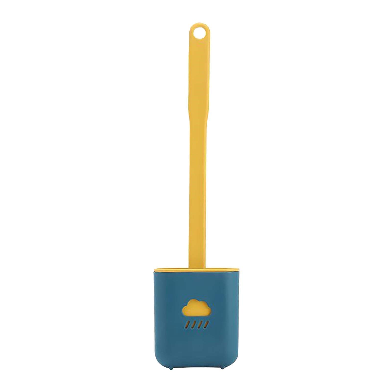 Silikonowa szczotka toaletowa z uchwytem na szczotkę toaletową elastyczna szczotka toaletowa zestaw szczotek do czyszczenia akcesoria Wc, a