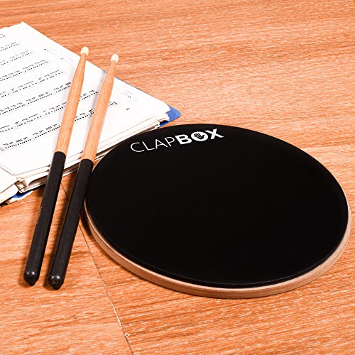 Image of Clapbox Drum Practice Pad - 8 inches, Black, CB-PPD (Practice Pad only)