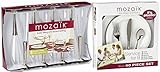 Mozaik Easy Elegant Entertaining Plastic Service for 8 - 48 Pieces Total